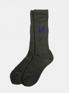 [NEEDLES] Pile Socks - Merino Wool / Olive<img class='new_mark_img2' src='https://img.shop-pro.jp/img/new/icons5.gif' style='border:none;display:inline;margin:0px;padding:0px;width:auto;' />