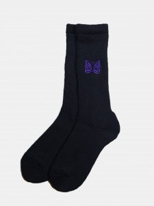 [NEEDLES] Pile Socks - Merino Wool / Black<img class='new_mark_img2' src='https://img.shop-pro.jp/img/new/icons5.gif' style='border:none;display:inline;margin:0px;padding:0px;width:auto;' />