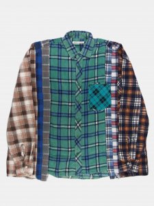 [REBUILD BY NEEDLES] Flannel Shirt -> 7 Cuts Wide Shirt / Assorted / TYPE 3<img class='new_mark_img2' src='https://img.shop-pro.jp/img/new/icons5.gif' style='border:none;display:inline;margin:0px;padding:0px;width:auto;' />