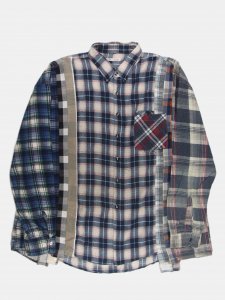 [REBUILD BY NEEDLES] Flannel Shirt -> 7 Cuts Wide Shirt / Assorted / TYPE 4<img class='new_mark_img2' src='https://img.shop-pro.jp/img/new/icons5.gif' style='border:none;display:inline;margin:0px;padding:0px;width:auto;' />