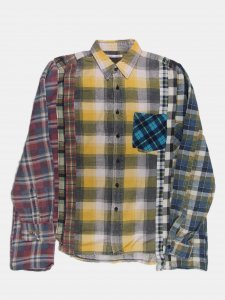 [REBUILD BY NEEDLES] Flannel Shirt -> 7 Cuts Wide Shirt / Assorted / TYPE 5<img class='new_mark_img2' src='https://img.shop-pro.jp/img/new/icons5.gif' style='border:none;display:inline;margin:0px;padding:0px;width:auto;' />