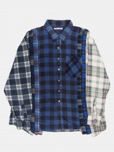 [REBUILD BY NEEDLES] Flannel Shirt -> 7 Cuts Wide Shirt / Assorted / TYPE 6<img class='new_mark_img2' src='https://img.shop-pro.jp/img/new/icons5.gif' style='border:none;display:inline;margin:0px;padding:0px;width:auto;' />