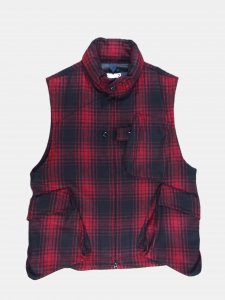 [ts(s)] Messenger Vest - Buffalo Plaid Wool/Nylon Cloth / Red<img class='new_mark_img2' src='https://img.shop-pro.jp/img/new/icons5.gif' style='border:none;display:inline;margin:0px;padding:0px;width:auto;' />