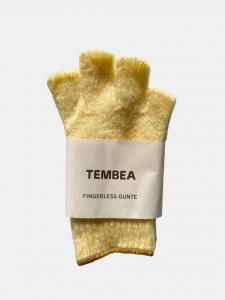 [TEMBEA] FINGERLESS GUNTE / LT-YELLOW/COFFEE