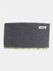 [TEMBEA] NECK WARMER - WOOL/NYLON / MID-GREY/LEMON<img class='new_mark_img2' src='https://img.shop-pro.jp/img/new/icons5.gif' style='border:none;display:inline;margin:0px;padding:0px;width:auto;' />