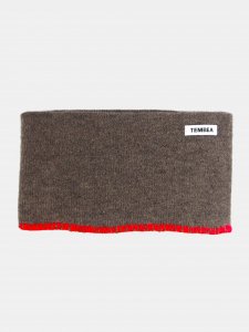 [TEMBEA] NECK WARMER - WOOL/NYLON / DK-BEIGE/VERMILLION<img class='new_mark_img2' src='https://img.shop-pro.jp/img/new/icons5.gif' style='border:none;display:inline;margin:0px;padding:0px;width:auto;' />