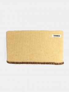 [TEMBEA] NECK WARMER - WOOL/NYLON / LT-YELLOW/COFFEE<img class='new_mark_img2' src='https://img.shop-pro.jp/img/new/icons5.gif' style='border:none;display:inline;margin:0px;padding:0px;width:auto;' />