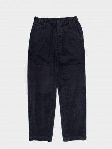 [TOUJOURS] Narrow Easy Trousers - Garment Dye Viscose/Cotton Stretch Velvet Cloth / Midnight<img class='new_mark_img2' src='https://img.shop-pro.jp/img/new/icons5.gif' style='border:none;display:inline;margin:0px;padding:0px;width:auto;' />