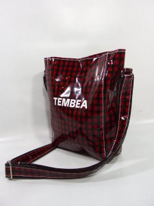 [TEMBEA] MINI SHOULDER - PVC COAT / CHECK / RED/BLACK <img class='new_mark_img2' src='https://img.shop-pro.jp/img/new/icons5.gif' style='border:none;display:inline;margin:0px;padding:0px;width:auto;' />