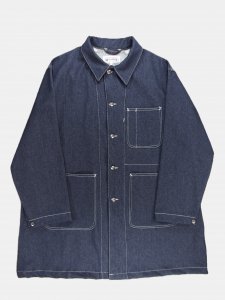 [EG WORKADAY] Shop Coat - 12oz Denim / Indigo<img class='new_mark_img2' src='https://img.shop-pro.jp/img/new/icons5.gif' style='border:none;display:inline;margin:0px;padding:0px;width:auto;' />