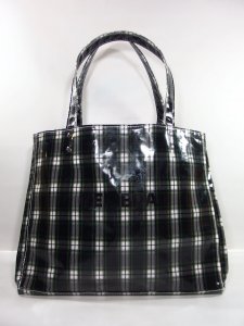 [TEMBEA] CARRY TOTE - PVC COAT / CHECK / DRESS-GORDON<img class='new_mark_img2' src='https://img.shop-pro.jp/img/new/icons5.gif' style='border:none;display:inline;margin:0px;padding:0px;width:auto;' />