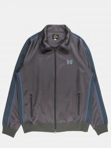 [NEEDLES  SUNRISE MARKET]  Track Jacket - Poly Smooth / Steel Grey/Steel Blue<img class='new_mark_img2' src='https://img.shop-pro.jp/img/new/icons5.gif' style='border:none;display:inline;margin:0px;padding:0px;width:auto;' />