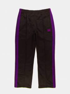 [NEEDLES  SUNRISE MARKET]  Track Pant - Poly Smooth / Black/Reddish Purple<img class='new_mark_img2' src='https://img.shop-pro.jp/img/new/icons5.gif' style='border:none;display:inline;margin:0px;padding:0px;width:auto;' />