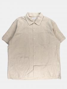 [ENGINEERED GARMENTS] Camp Shirt - CL Sheeting / Natural<img class='new_mark_img2' src='https://img.shop-pro.jp/img/new/icons5.gif' style='border:none;display:inline;margin:0px;padding:0px;width:auto;' />