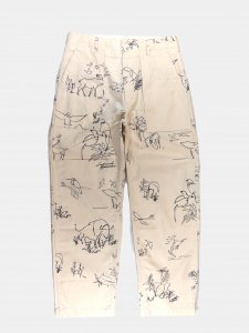 [ENGINEERED GARMENTS] Fatigue Pant - Animal Print 6.5oz Flat Twill / Natural<img class='new_mark_img2' src='https://img.shop-pro.jp/img/new/icons5.gif' style='border:none;display:inline;margin:0px;padding:0px;width:auto;' />