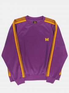 [NEEDLES] Track Crew Neck Shirt - Poly Smooth / Purple<img class='new_mark_img2' src='https://img.shop-pro.jp/img/new/icons5.gif' style='border:none;display:inline;margin:0px;padding:0px;width:auto;' />