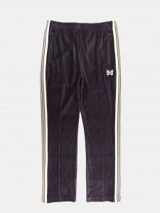 [NEEDLES] Narrow Track Pant - C/PE Velour / Charcoal<img class='new_mark_img2' src='https://img.shop-pro.jp/img/new/icons5.gif' style='border:none;display:inline;margin:0px;padding:0px;width:auto;' />