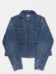 [RHODOLIRION] Short Coveralls - Denim / Indigo<img class='new_mark_img2' src='https://img.shop-pro.jp/img/new/icons5.gif' style='border:none;display:inline;margin:0px;padding:0px;width:auto;' />