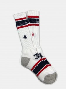 [RHODOLIRION] Line & Numbering Socks / White<img class='new_mark_img2' src='https://img.shop-pro.jp/img/new/icons5.gif' style='border:none;display:inline;margin:0px;padding:0px;width:auto;' />