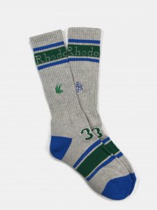 [RHODOLIRION] Line & Numbering Socks / H.Grey<img class='new_mark_img2' src='https://img.shop-pro.jp/img/new/icons5.gif' style='border:none;display:inline;margin:0px;padding:0px;width:auto;' />