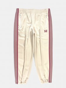 [NEEDLES] Zipped Track Pant - Poly Smooth / Ivory<img class='new_mark_img2' src='https://img.shop-pro.jp/img/new/icons5.gif' style='border:none;display:inline;margin:0px;padding:0px;width:auto;' />