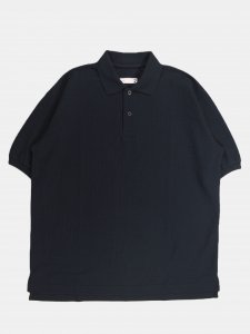 [ts(s)] Big Polo Shirt - Cotton/Polyester Dry Jersey / Navy<img class='new_mark_img2' src='https://img.shop-pro.jp/img/new/icons5.gif' style='border:none;display:inline;margin:0px;padding:0px;width:auto;' />