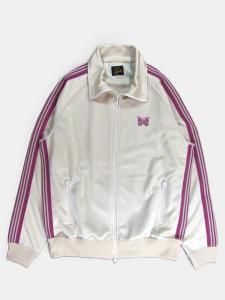 [NEEDLES] Track Jacket - Poly Smooth / Ivory<img class='new_mark_img2' src='https://img.shop-pro.jp/img/new/icons5.gif' style='border:none;display:inline;margin:0px;padding:0px;width:auto;' />