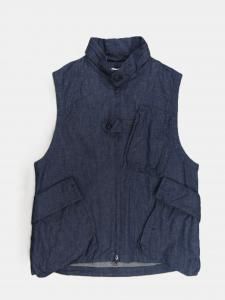 [ts(s)] Messenger Vest - 9.5oz Neps Cotton Denim Cloth / Indigo<img class='new_mark_img2' src='https://img.shop-pro.jp/img/new/icons5.gif' style='border:none;display:inline;margin:0px;padding:0px;width:auto;' />