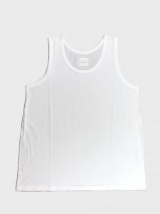 [TOUJOURS] Tank-top - Open-end-yarn Cotton Plain Jersey / Optical White<img class='new_mark_img2' src='https://img.shop-pro.jp/img/new/icons5.gif' style='border:none;display:inline;margin:0px;padding:0px;width:auto;' />