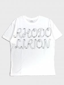 [RHODOLIRION] Printed Making a bow with Ribbon Tee / White<img class='new_mark_img2' src='https://img.shop-pro.jp/img/new/icons5.gif' style='border:none;display:inline;margin:0px;padding:0px;width:auto;' />