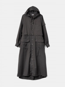 [tActi] Shifting Dress - Gabardine / Charcoal<img class='new_mark_img2' src='https://img.shop-pro.jp/img/new/icons5.gif' style='border:none;display:inline;margin:0px;padding:0px;width:auto;' />