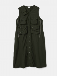 [tActi] C-1 Dress - Recycle Poly / Dark Olive<img class='new_mark_img2' src='https://img.shop-pro.jp/img/new/icons5.gif' style='border:none;display:inline;margin:0px;padding:0px;width:auto;' />
