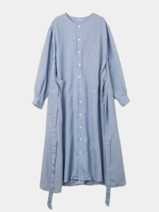 [tActi] Tie Dress - Narrow Stripe / Blue<img class='new_mark_img2' src='https://img.shop-pro.jp/img/new/icons5.gif' style='border:none;display:inline;margin:0px;padding:0px;width:auto;' />