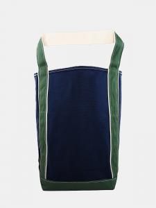 [TEMBEA] BAGUETTE TOTE MEDIUM 3TONE / NAVY/NAT/GREEN