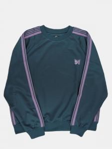 [NEEDLES] Track Crew Neck Shirt - Poly Smooth / Green<img class='new_mark_img2' src='https://img.shop-pro.jp/img/new/icons5.gif' style='border:none;display:inline;margin:0px;padding:0px;width:auto;' />