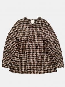 [RHODOLIRION] Hourglass Jacket - Astrakhan Melton Cloth / Houndstooth<img class='new_mark_img2' src='https://img.shop-pro.jp/img/new/icons5.gif' style='border:none;display:inline;margin:0px;padding:0px;width:auto;' />