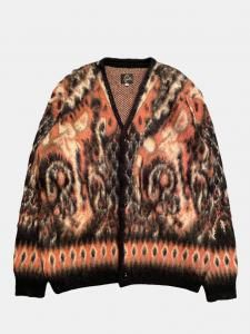[NEEDLES] Mohair Cardigan - Paisley / Black<img class='new_mark_img2' src='https://img.shop-pro.jp/img/new/icons5.gif' style='border:none;display:inline;margin:0px;padding:0px;width:auto;' />