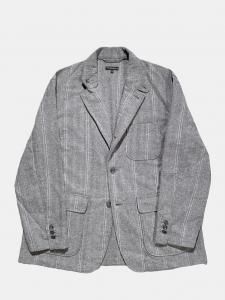 [ENGINEERED GARMENTS] Loiter Jacket - Wool Striped HB / Lt.Grey<img class='new_mark_img2' src='https://img.shop-pro.jp/img/new/icons5.gif' style='border:none;display:inline;margin:0px;padding:0px;width:auto;' />