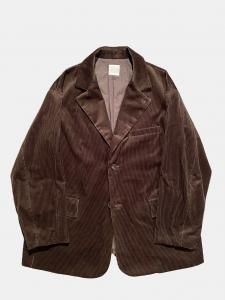 [TOUJOURS] Oversized 1+2 Button Sack Jacket - Cotton Wide Wale Corduroy Cloth / Chestnut<img class='new_mark_img2' src='https://img.shop-pro.jp/img/new/icons5.gif' style='border:none;display:inline;margin:0px;padding:0px;width:auto;' />
