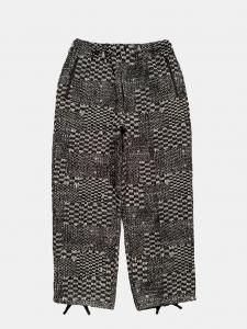 [ENGINEERED GARMENTS] Knit Leisure Pant - Pattern Block Jacquard / Black/White<img class='new_mark_img2' src='https://img.shop-pro.jp/img/new/icons5.gif' style='border:none;display:inline;margin:0px;padding:0px;width:auto;' />