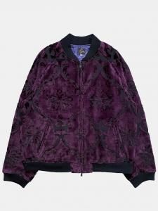 [NEEDLES] B.B. Jacket - Papillon Pile Jacquard / Purple<img class='new_mark_img2' src='https://img.shop-pro.jp/img/new/icons5.gif' style='border:none;display:inline;margin:0px;padding:0px;width:auto;' />