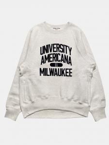 [AMERICANA] BRF-797A/2 ܥ塼ॹ꡼ CREW SWEAT / Ash<img class='new_mark_img2' src='https://img.shop-pro.jp/img/new/icons5.gif' style='border:none;display:inline;margin:0px;padding:0px;width:auto;' />