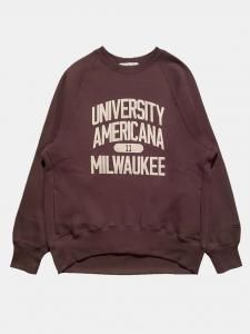 [AMERICANA] BRF-797A/2 ܥ塼ॹ꡼ CREW SWEAT / D Brown<img class='new_mark_img2' src='https://img.shop-pro.jp/img/new/icons5.gif' style='border:none;display:inline;margin:0px;padding:0px;width:auto;' />