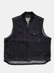 [ENGINEERED GARMENTS WORKADAY] Utility Vest - 12oz Cone Denim / Indigo<img class='new_mark_img2' src='https://img.shop-pro.jp/img/new/icons5.gif' style='border:none;display:inline;margin:0px;padding:0px;width:auto;' />