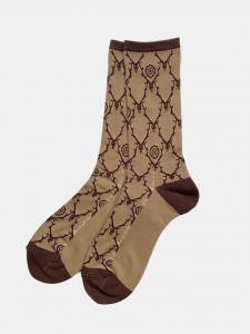 [SOUTH2 WEST8] Socks - Jq. / Skull & Target / Khaki