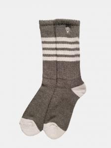 [SOUTH2 WEST8] Socks - 4 Lines / Skull & Target / Grey