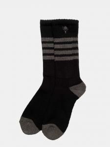 [SOUTH2 WEST8] Socks - 4 Lines / Skull & Target / Black
