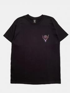 [SOUTH2 WEST8] S/S Crew Neck Tee - Skull & Target Gradation / Black