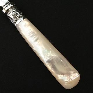 KAG0054: 英国製アンティーク フィッシュサーバーセット - 鎌倉