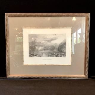 KAG0779：アンティーク 銅版画（J.M.W Turner) - 鎌倉アンティークス／イギリスのアンティーク家具